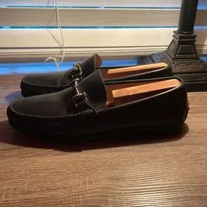 Peter Millar Bit Loafers. *Shoe Trees not included Peter Millar Men Size 8 Green Leather Dress Bit Loafer Shoes  main image 3